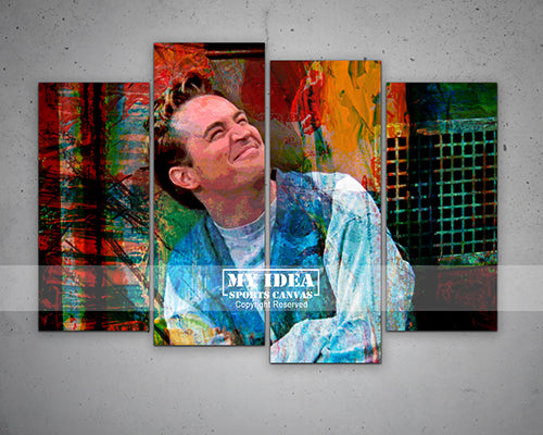 Matthew Perry Multicolour Wall Art