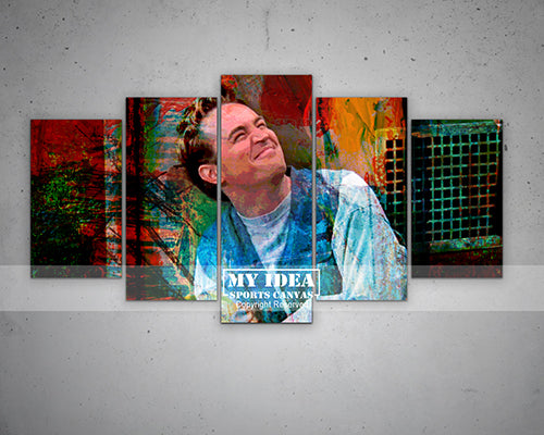 Matthew Perry Multicolour Wall Art