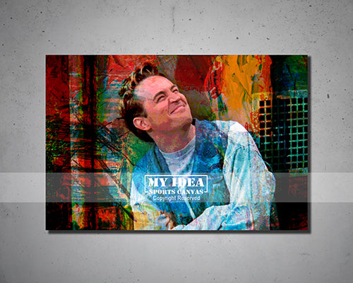 Matthew Perry Multicolour Wall Art