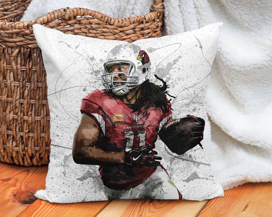 Almohada con efecto salpicadura de Larry Fitzgerald Jr.