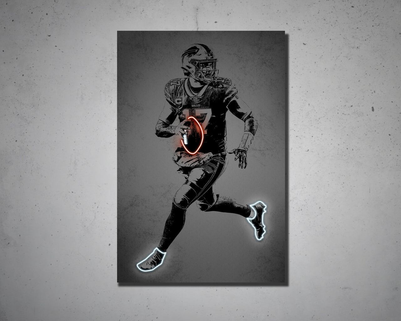 Josh Allen Canvas Wall Art