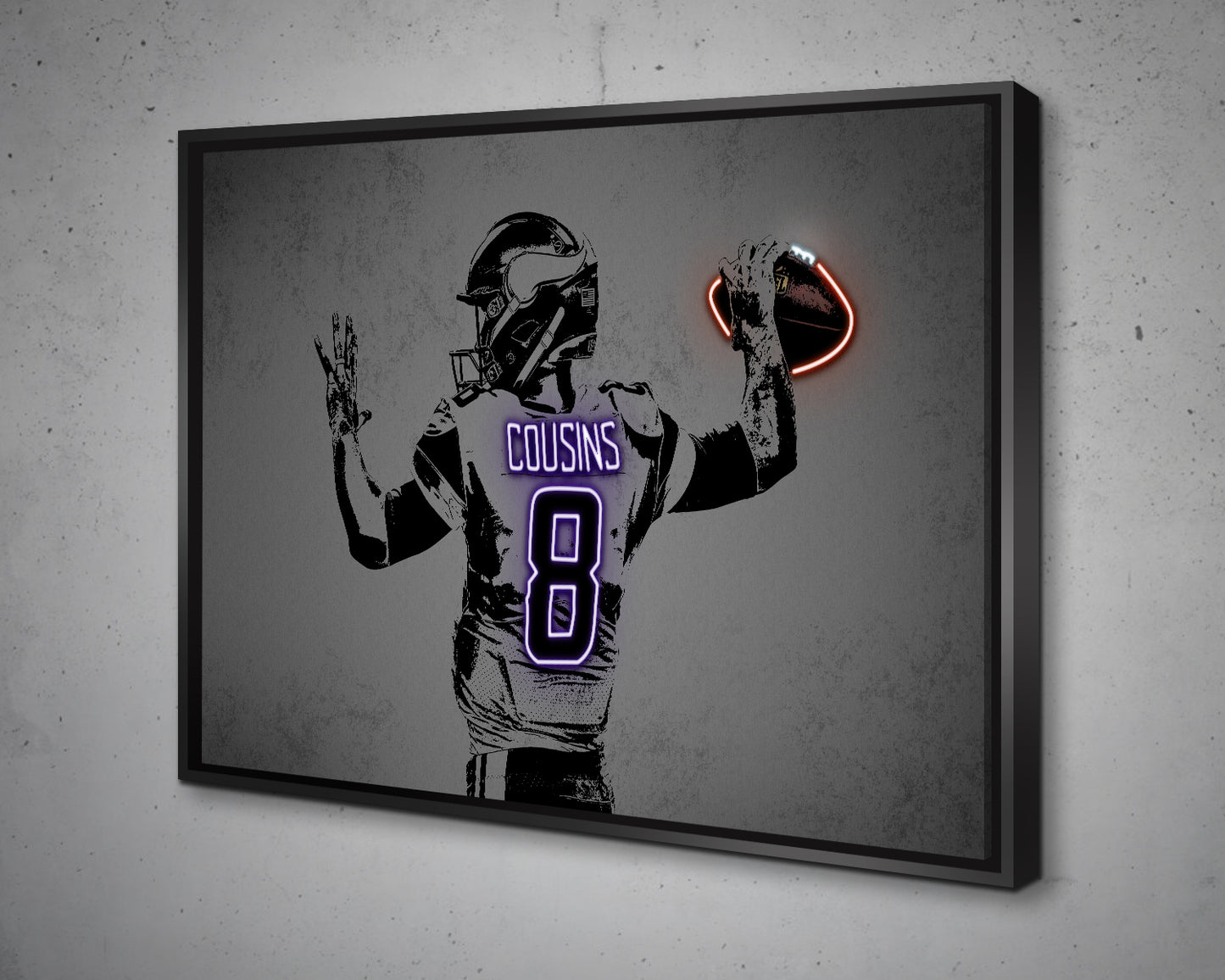 Kirk Cousins Canvas Wall Art