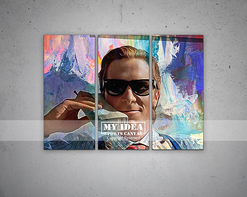 Patrick Bateman Multicolour Wall Art