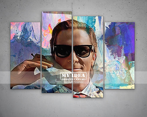 Patrick Bateman Multicolour Wall Art