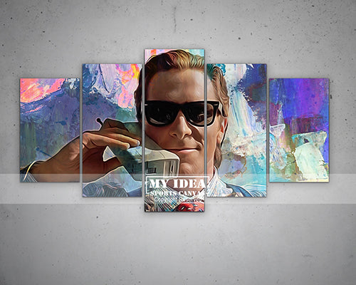 Patrick Bateman Multicolour Wall Art