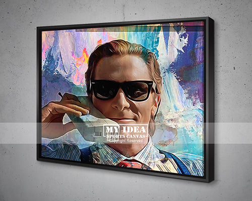 Patrick Bateman Multicolour Wall Art