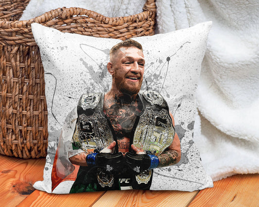 Almohada con efecto salpicadura de Conor McGregor