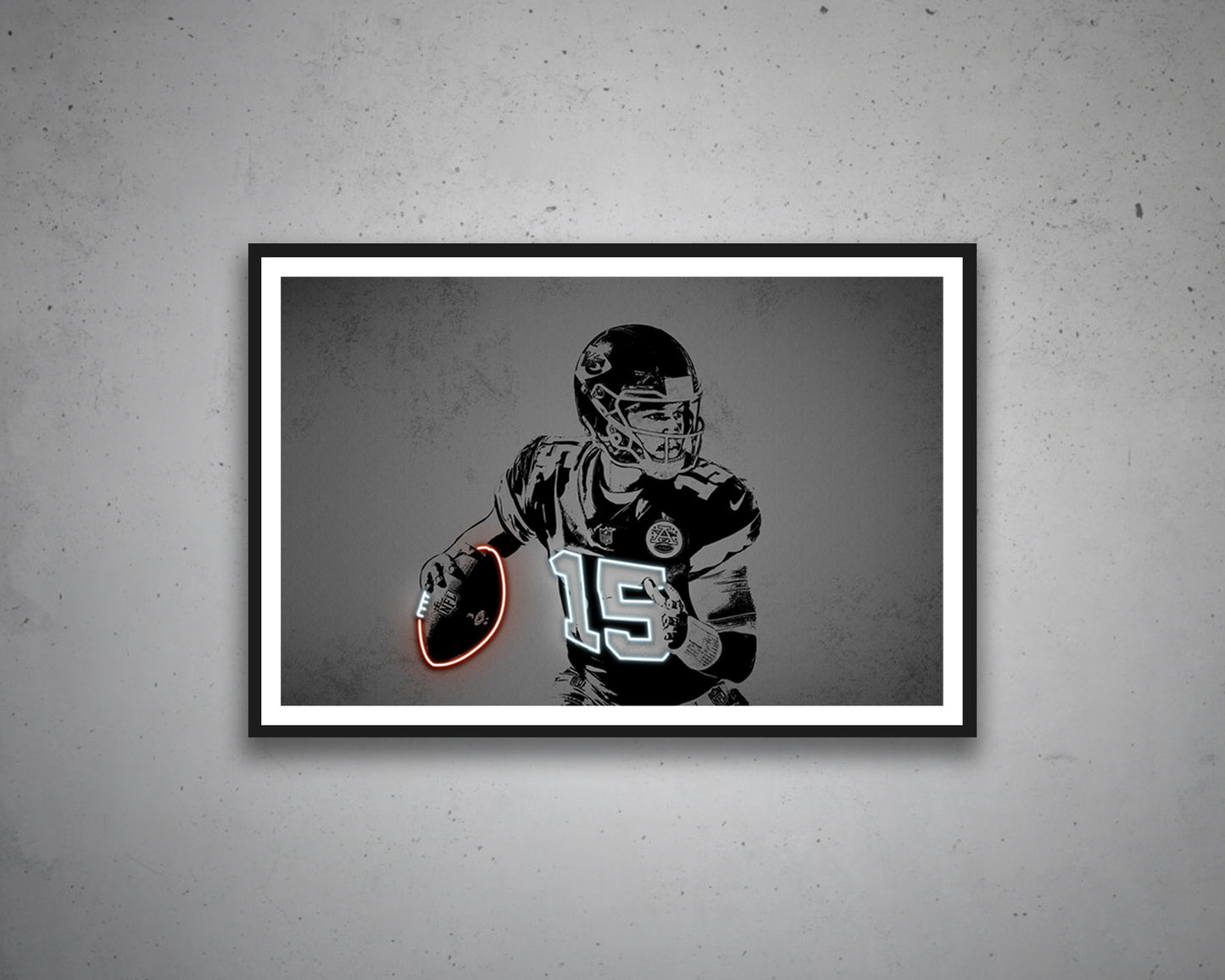 Patrick Mahomes Canvas Wall Art