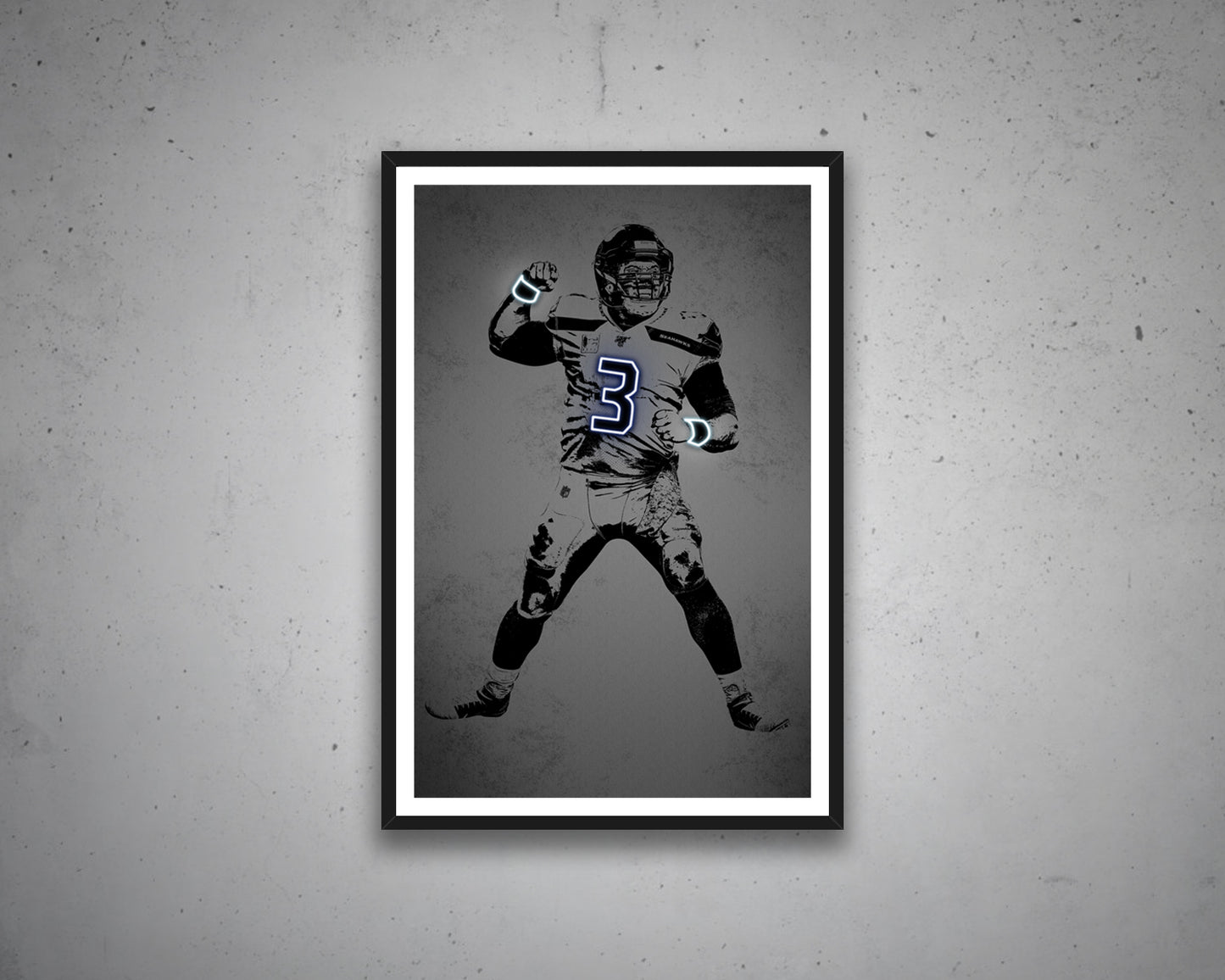 Russell Wilson Canvas Wall Art