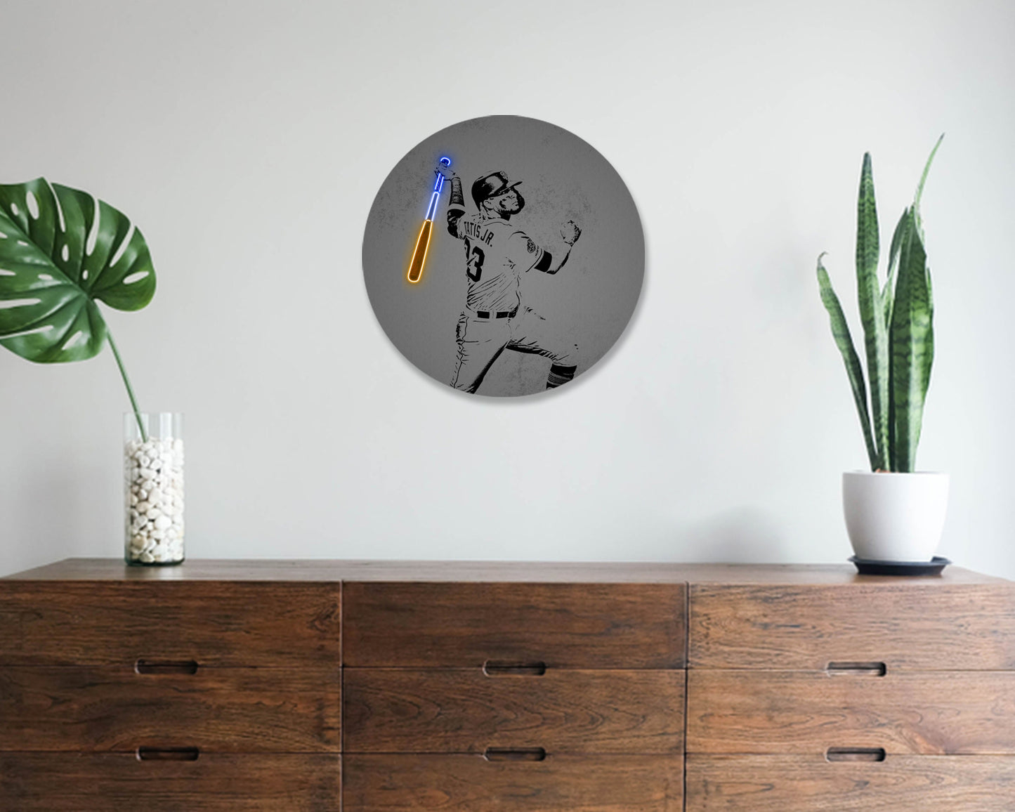 Fernando Tatís Jr Round Wall Art