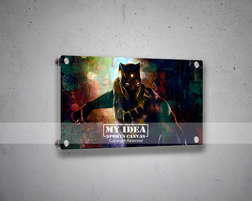 Black Panther Multicolor Wall Art