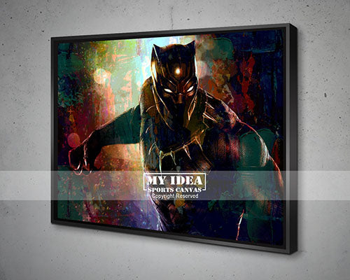 Black Panther Multicolor Wall Art