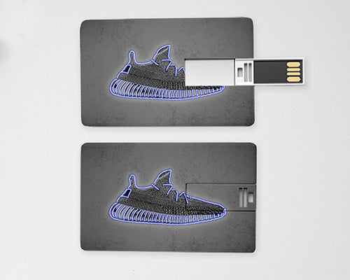 Yeezy Shoes White Neon Effect Pendrive
