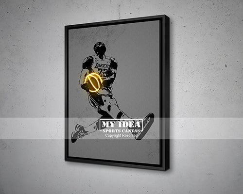 LeBron James Canvas Wall Art