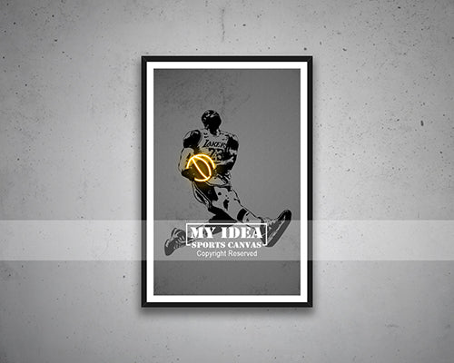 LeBron James Canvas Wall Art