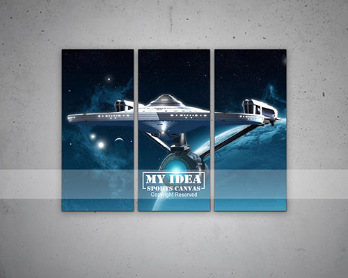 ENTERPRISE Space Multicolor Wall Art