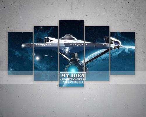 ENTERPRISE Space Multicolor Wall Art