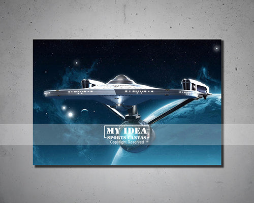 ENTERPRISE Space Multicolor Wall Art