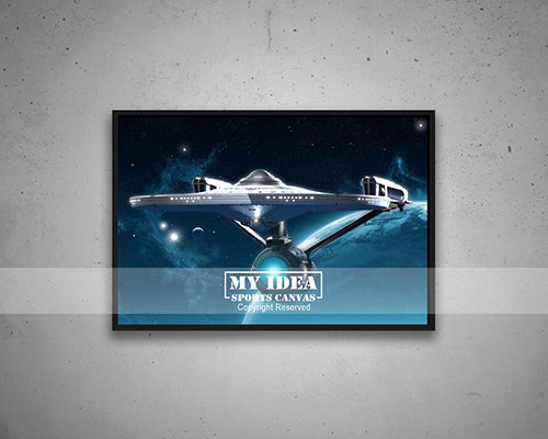 ENTERPRISE Space Multicolor Wall Art