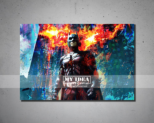 The Dark Knight Multicolor Wall Art