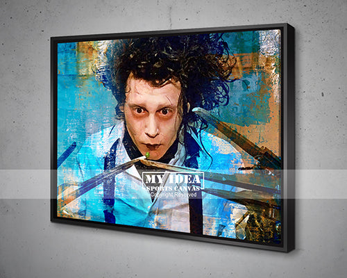 Edward Scissorhands Multicolor Wall Art