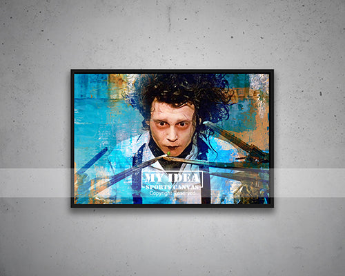 Edward Scissorhands Multicolor Wall Art