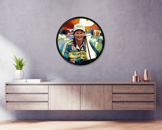 Dale Earnhardt Round Wall Art