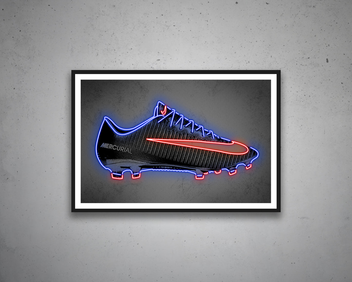 Nike Football Shoes Canvas Wall Art