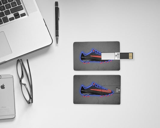 Football Shoes Neon Effect Pendrive