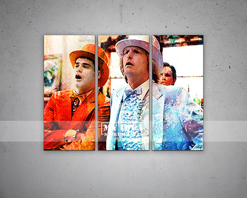 Dumb and Dumber Multicolour Wall Art
