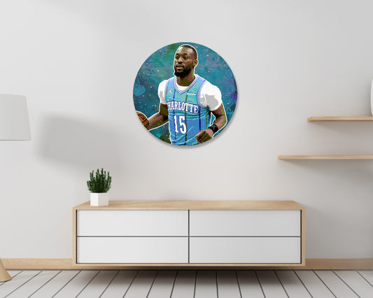 Kemba Walker Round Wall Art