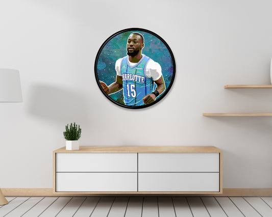 Kemba Walker Round Wall Art