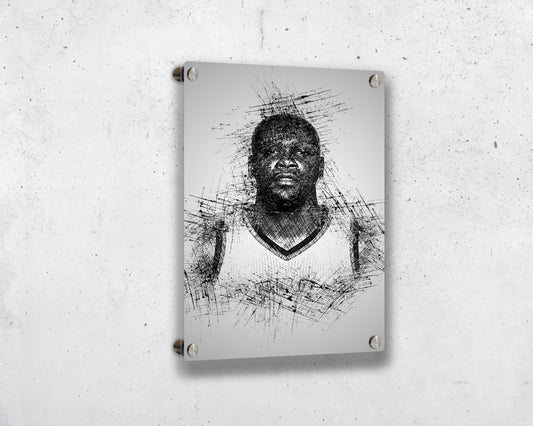 Kevin Durant Sketch Wall Art