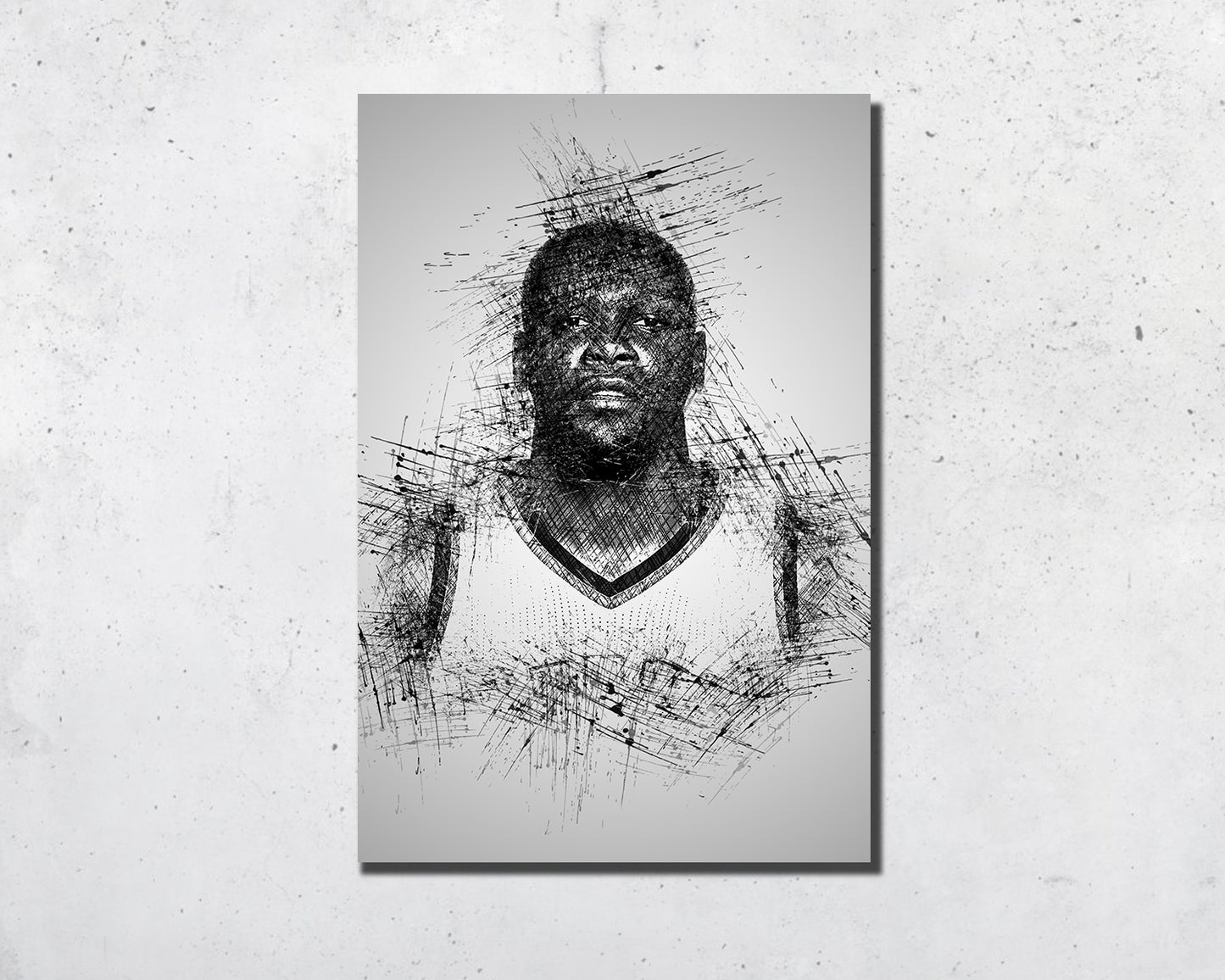 Kevin Durant Sketch Wall Art