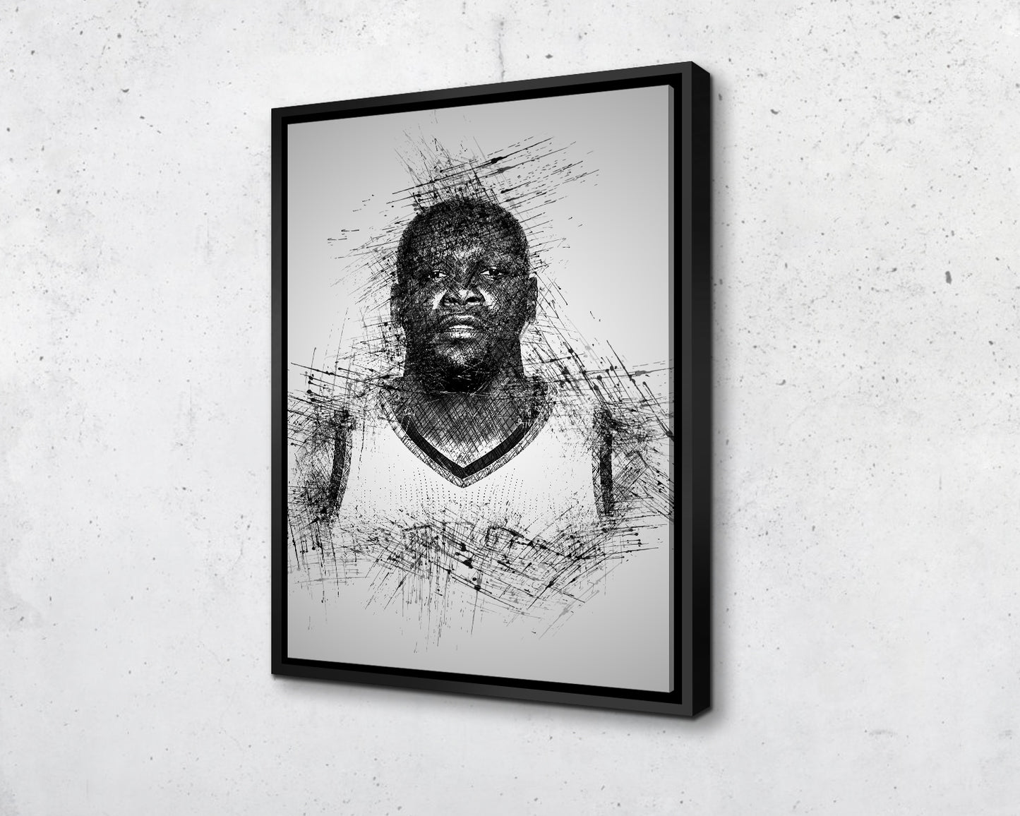 Kevin Durant Sketch Wall Art