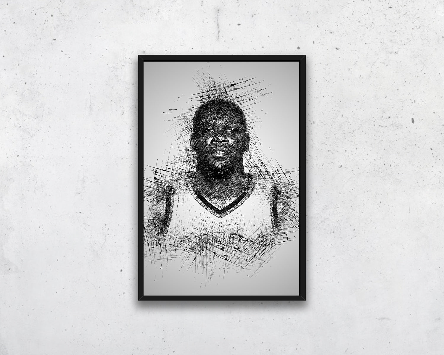 Kevin Durant Sketch Wall Art