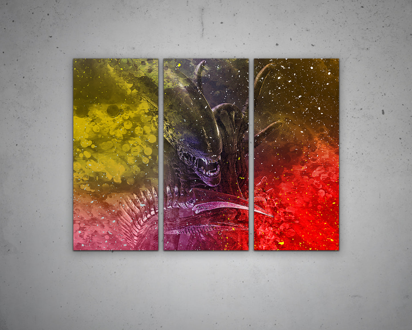 Alien Multicolour Wall Art