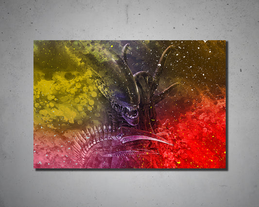 Alien Multicolour Wall Art