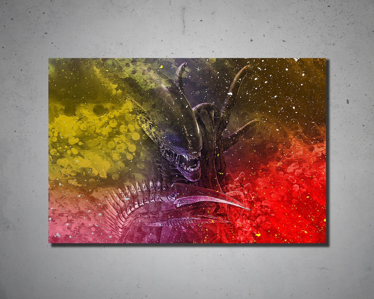 Alien Multicolour Wall Art