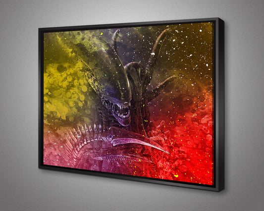 Alien Multicolour Wall Art
