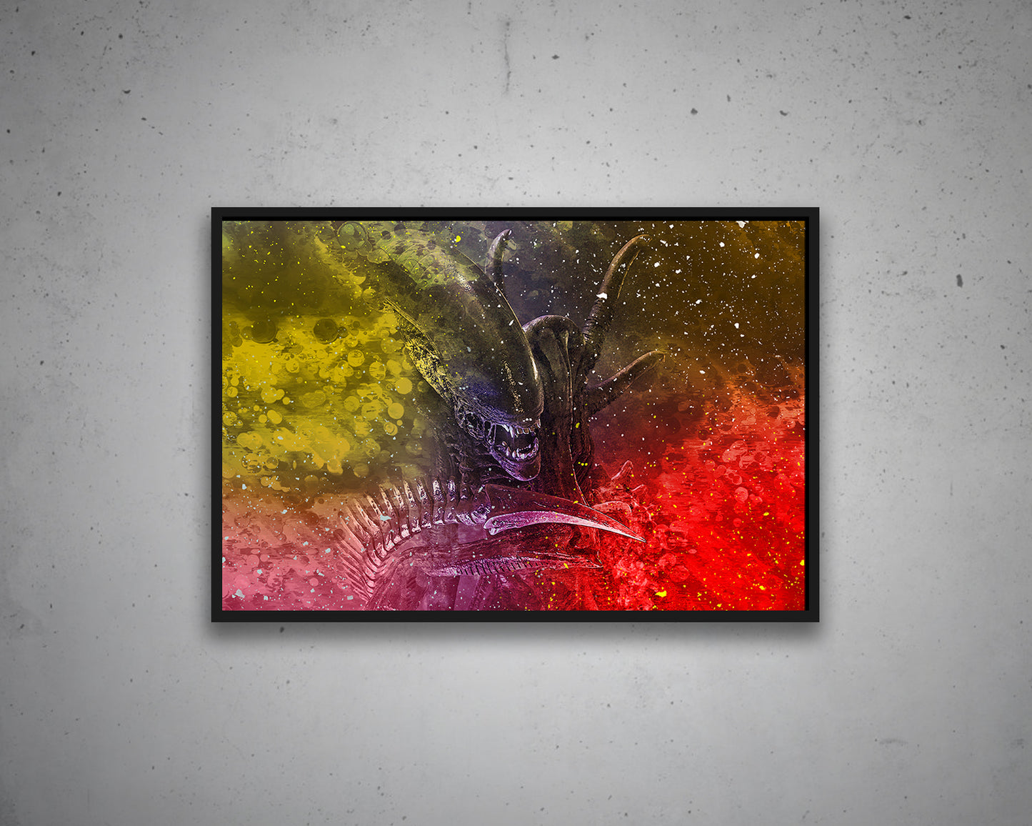 Alien Multicolour Wall Art