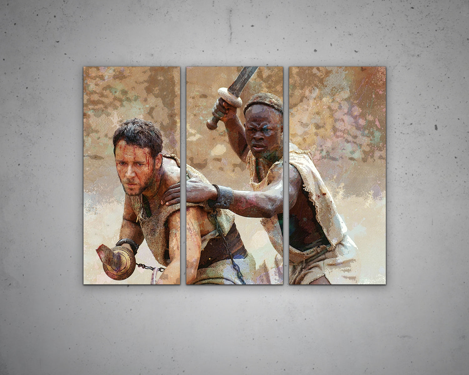 Gladiator Multicolour Wall Art