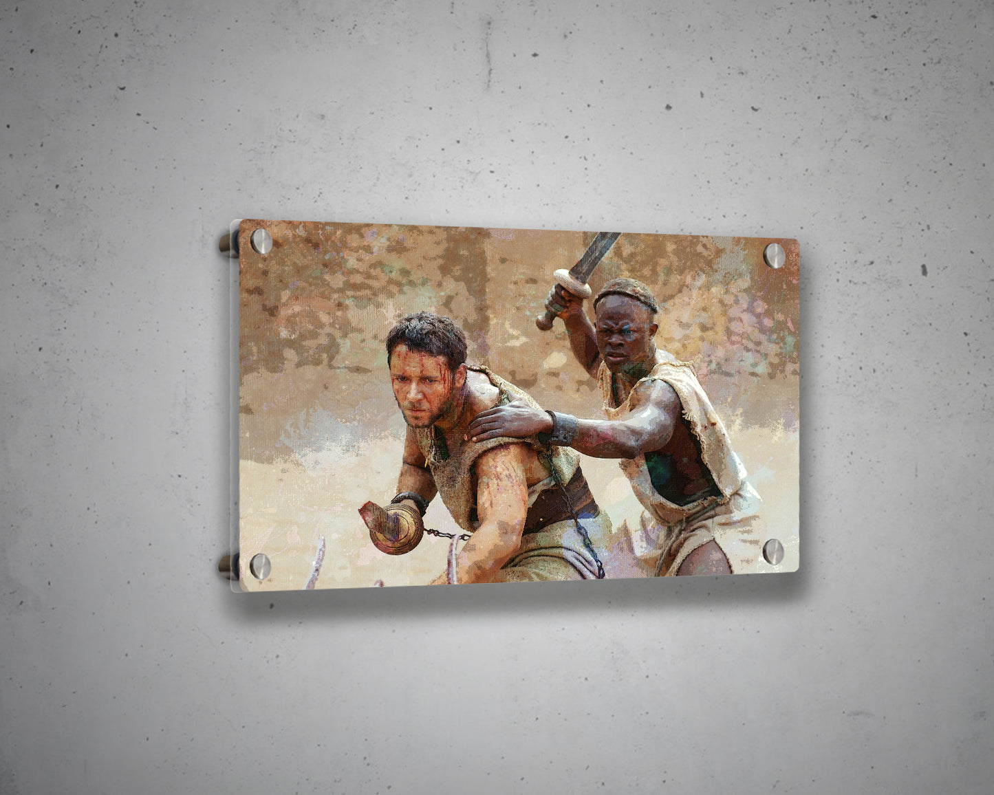 Gladiator Multicolour Wall Art