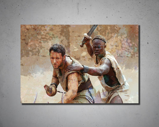Gladiator Multicolour Wall Art