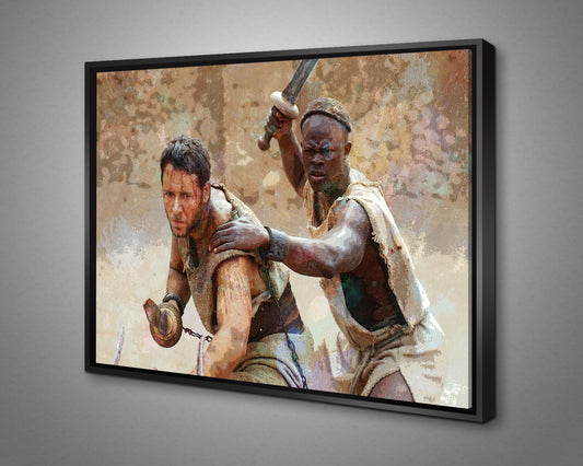 Gladiator Multicolour Wall Art
