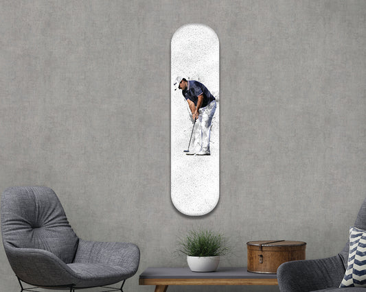 Patrick Reed Acrylic Skateboard Wall Art