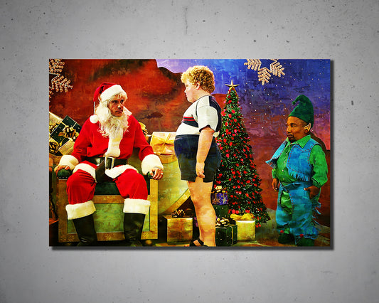 Bad Santa Multicolour Wall Art
