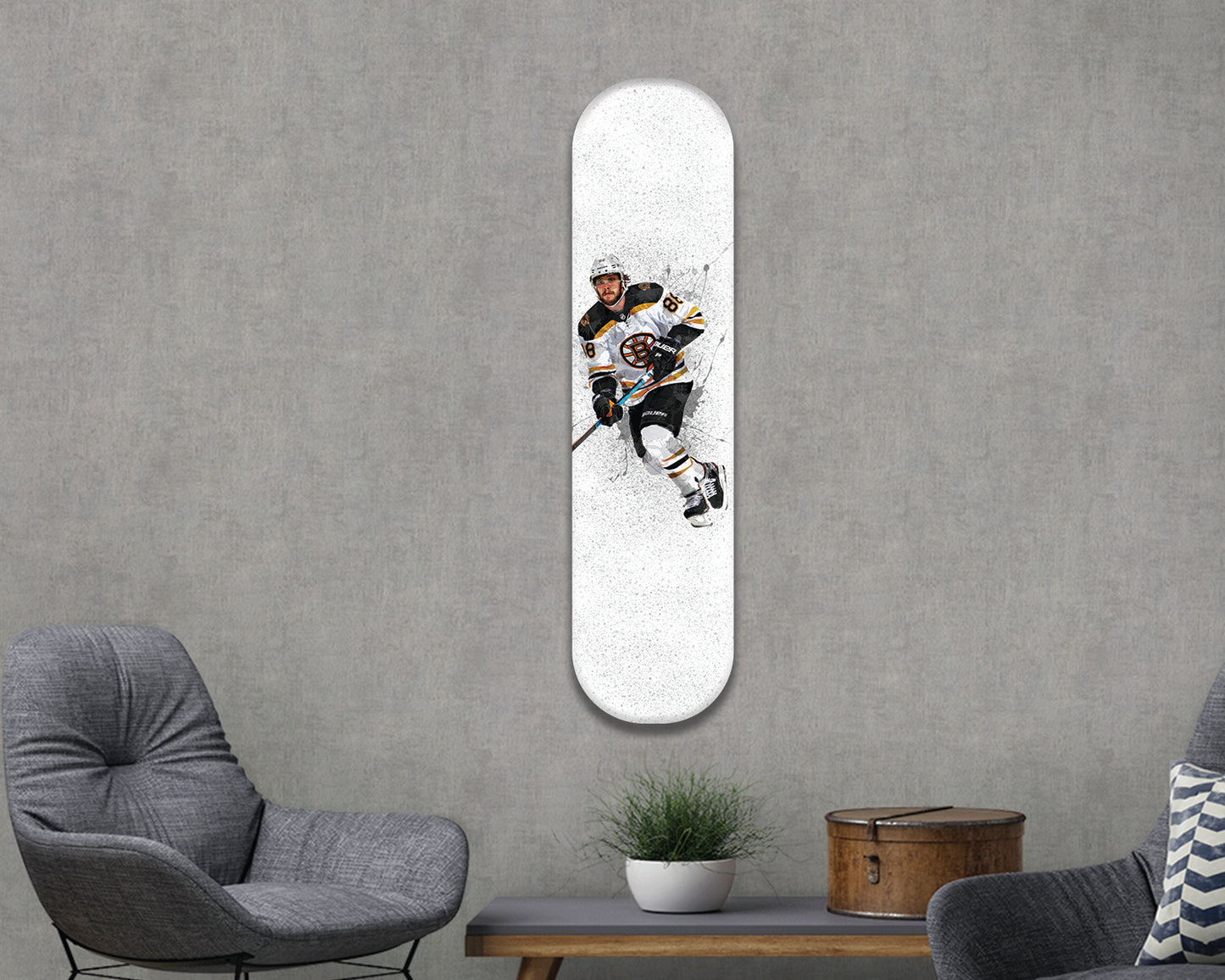 David Pastrnak Acrylic Skateboard Wall Art