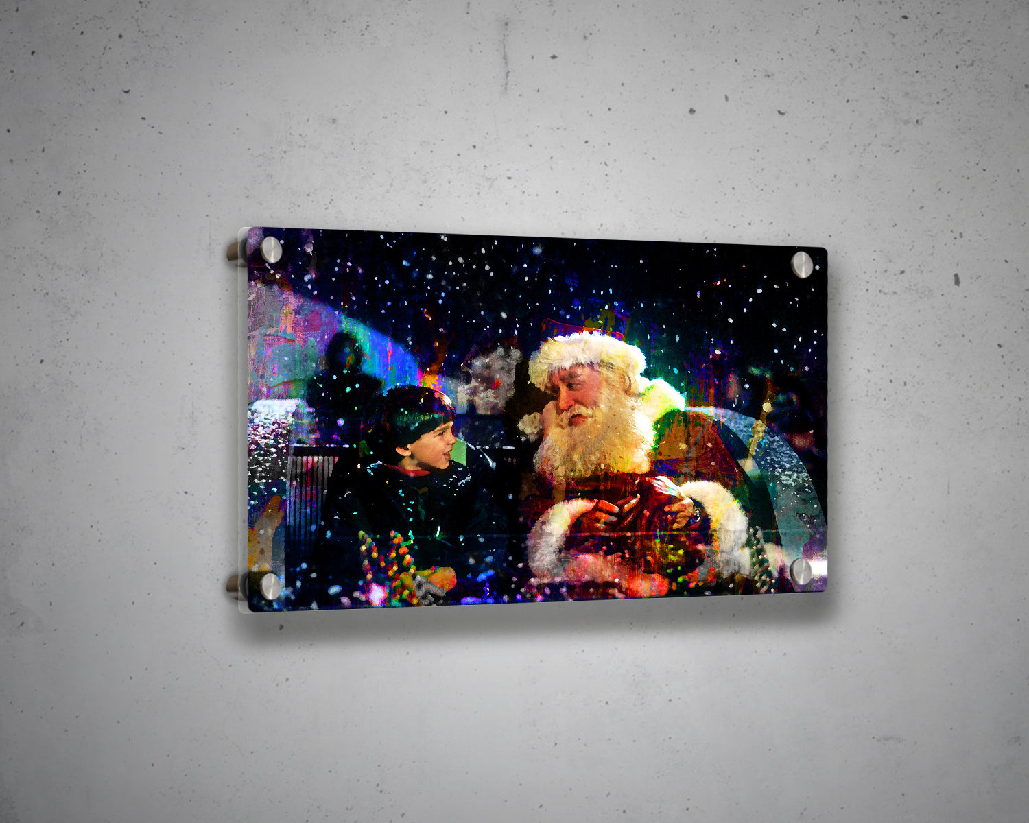 The Santa Clause Multicolour Wall Art
