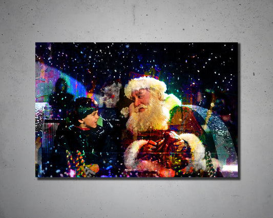 The Santa Clause Multicolour Wall Art